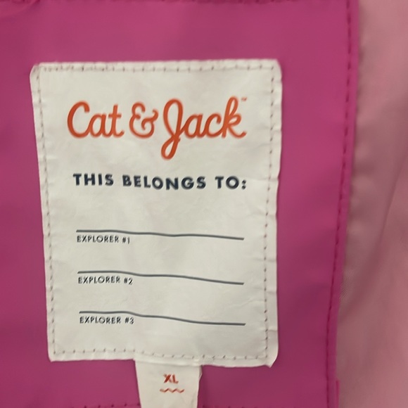 Cat & Jack Rain Jacket with hood Sz XL - Picture 4 of 4